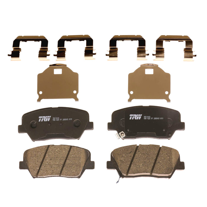 Front Disc Brake Pad Set for Kia Sorento 2016 - 2020 TRW Pro TRC1815