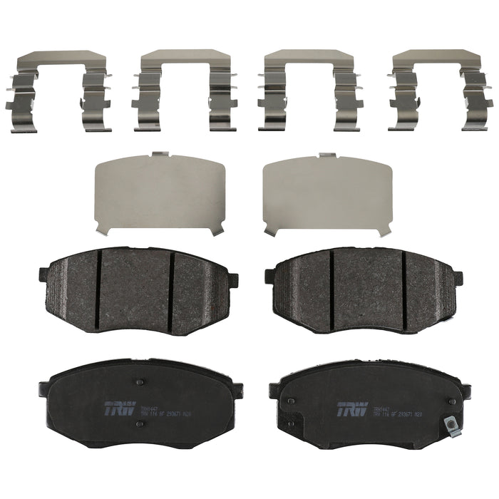 Front Disc Brake Pad Set for Hyundai Tucson 2010 - 2012 TRW Pro TRH1447