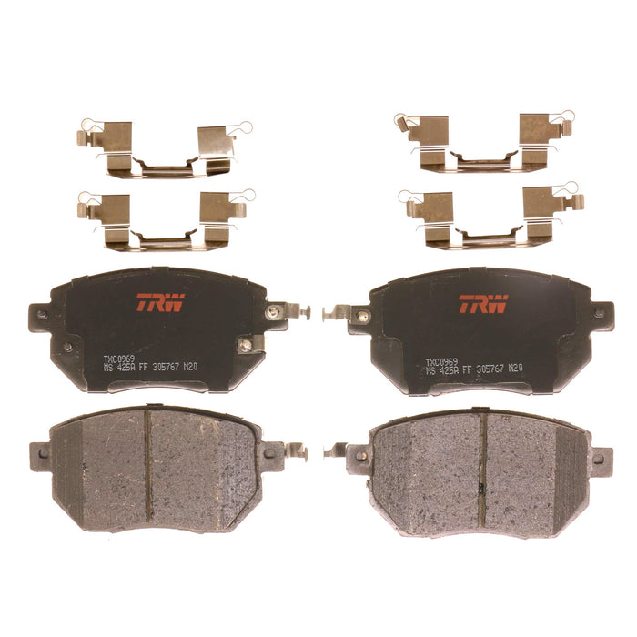 Front Disc Brake Pad Set for Nissan Murano 2003 - 2007 TRW Ultra TXC0969