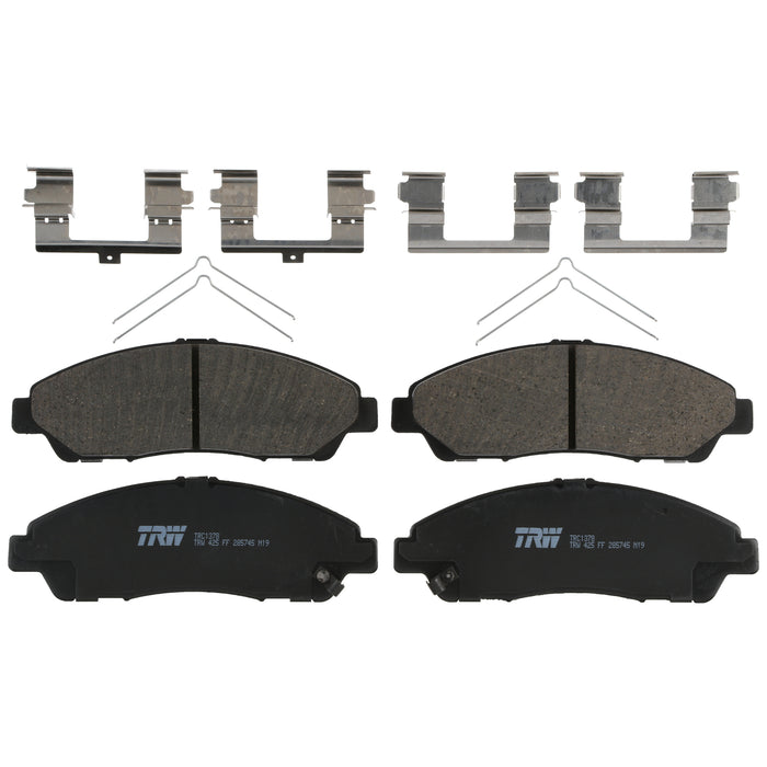 Front Disc Brake Pad Set for Honda Pilot 2009 - 2015 TRW Pro TRC1378