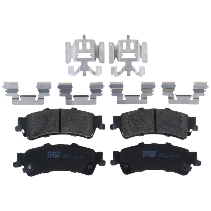 Rear Disc Brake Pad Set for Chevrolet Silverado 1500 1999 TRW Pro TRM0792