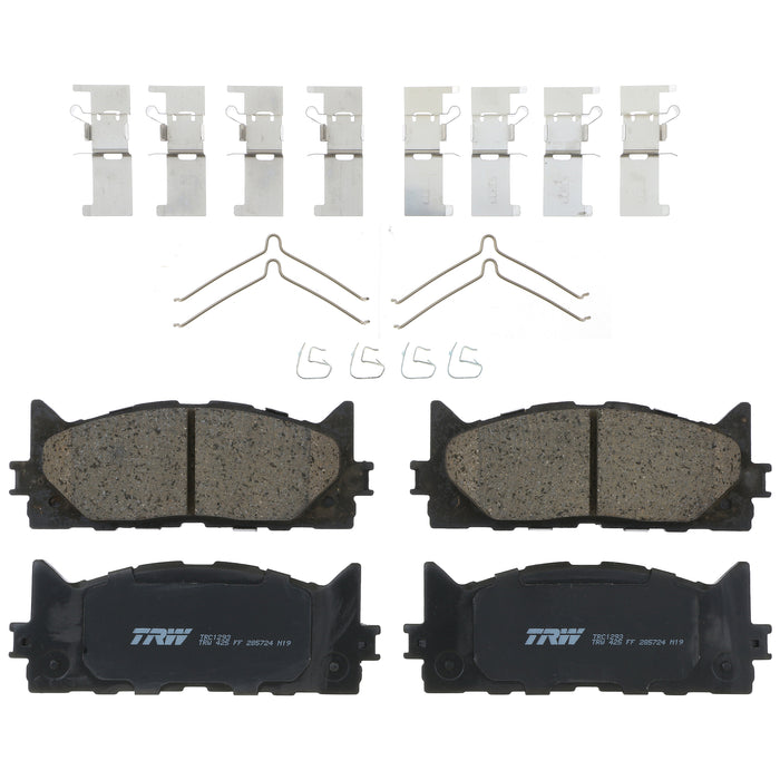 Front Disc Brake Pad Set for Toyota Camry 2007 - 2017 TRW Pro TRC1293