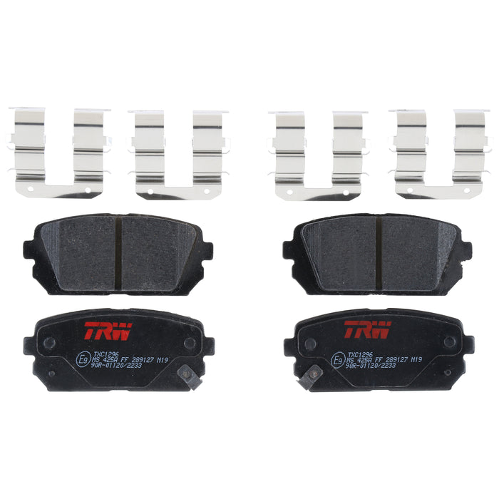 Rear Disc Brake Pad Set for Kia Rondo 2007 - 2010 TRW Ultra TXC1296