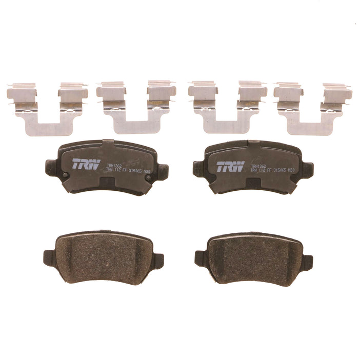 Rear Disc Brake Pad Set for Saturn Astra 2008 TRW Pro TRH1362
