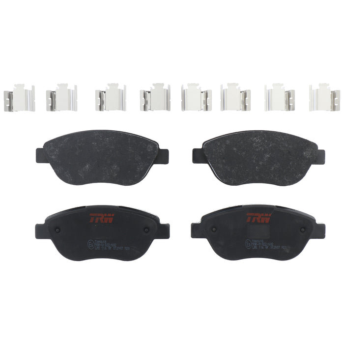 Front Disc Brake Pad Set for Fiat 500 2012 - 2013 TRW Ultra TXH1618