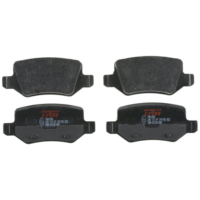 Rear Disc Brake Pad Set for Mercedes-Benz B200 2008 TRW Ultra TXH1358