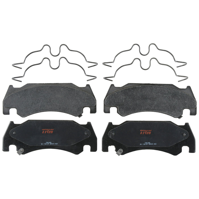 Front Disc Brake Pad Set for Dodge Ram 1500 2005 - 2006 TRW Ultra TXM1085
