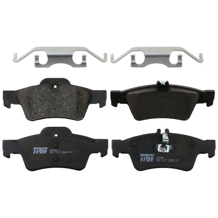 Rear Disc Brake Pad Set for Mercedes-Benz E350 2006 - 2009 TRW Pro TRH0986