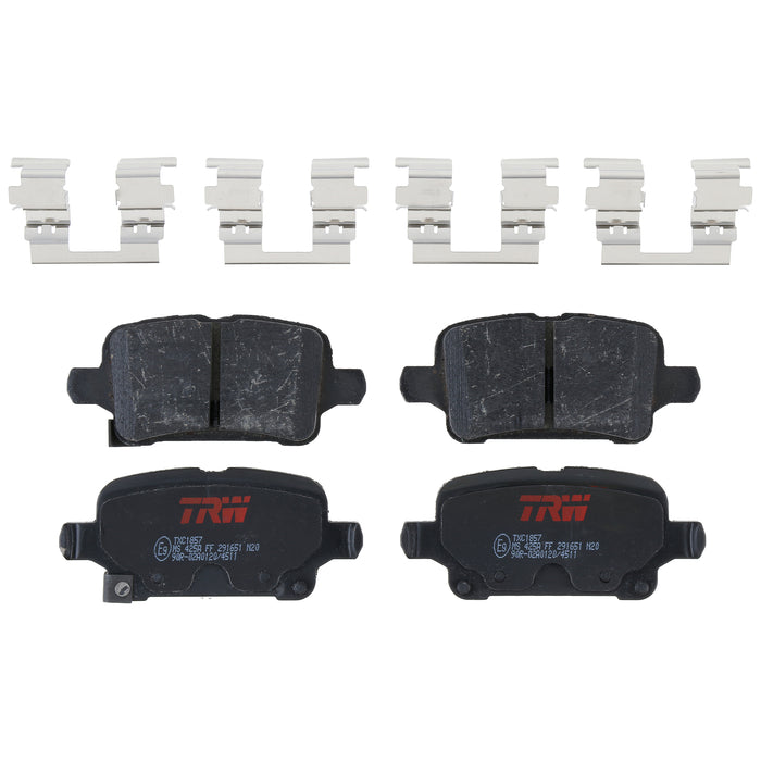 Rear Disc Brake Pad Set for Chevrolet Cruze 2016 - 2019 TRW Ultra TXC1857