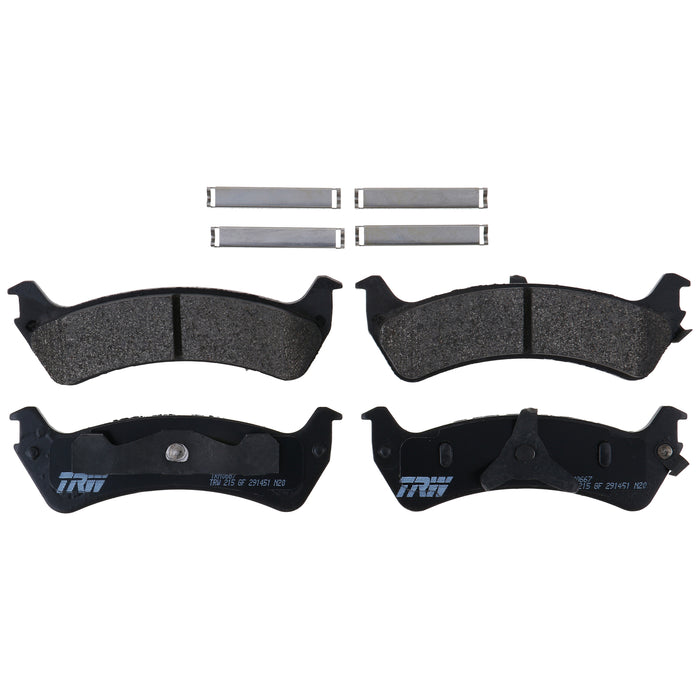 Rear Disc Brake Pad Set for Ford Explorer 1995 - 2001 TRW Pro TRM0667