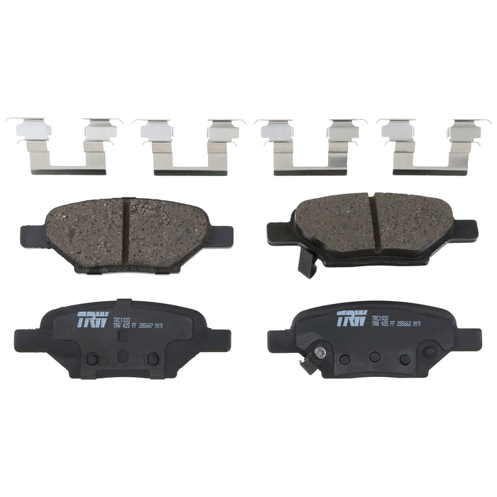 Rear Disc Brake Pad Set for Chevrolet Cobalt 2005 - 2008 TRW Pro TRC1033