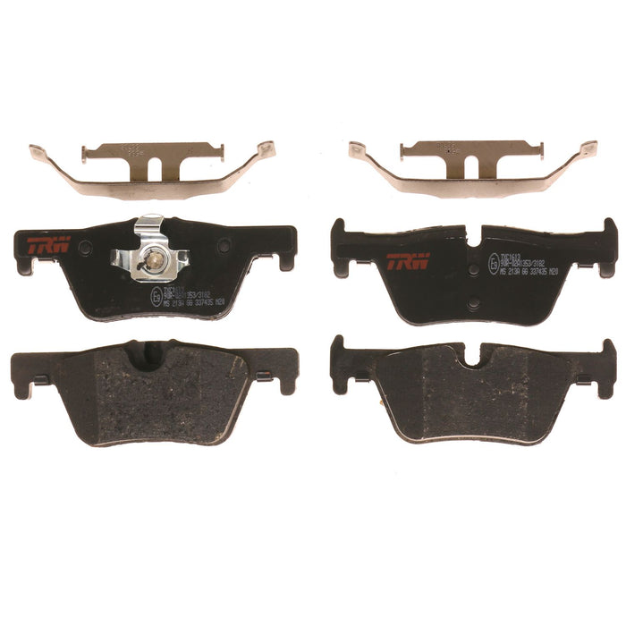 Rear Disc Brake Pad Set for BMW 328i 2012 - 2015 TRW Ultra TXC1613