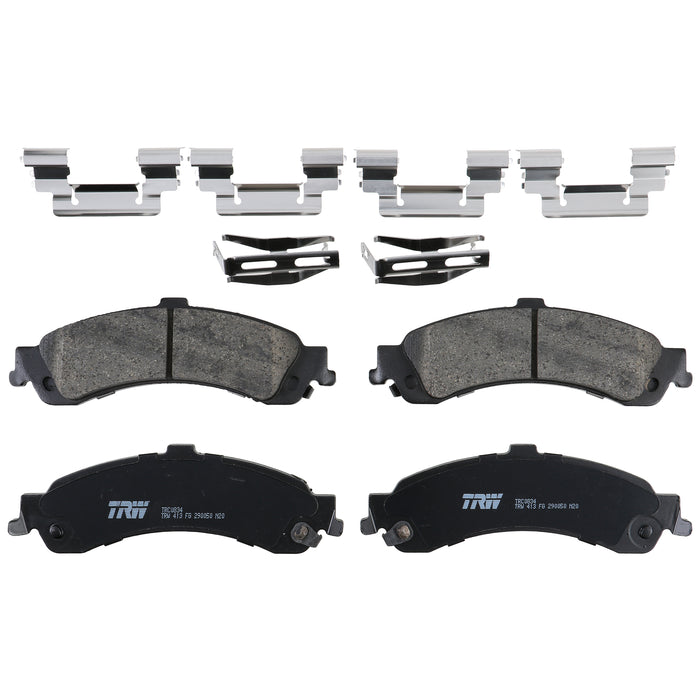 Rear Disc Brake Pad Set for Chevrolet Silverado 1500 2003 TRW Pro TRC0834