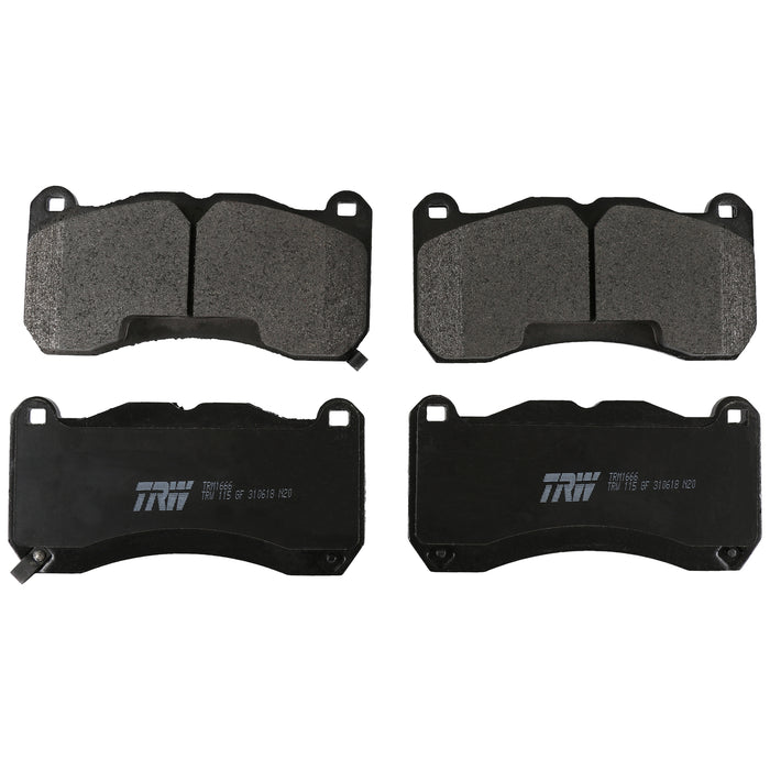 Front Disc Brake Pad Set for Ford Mustang 2013 - 2014 TRW Pro TRM1666