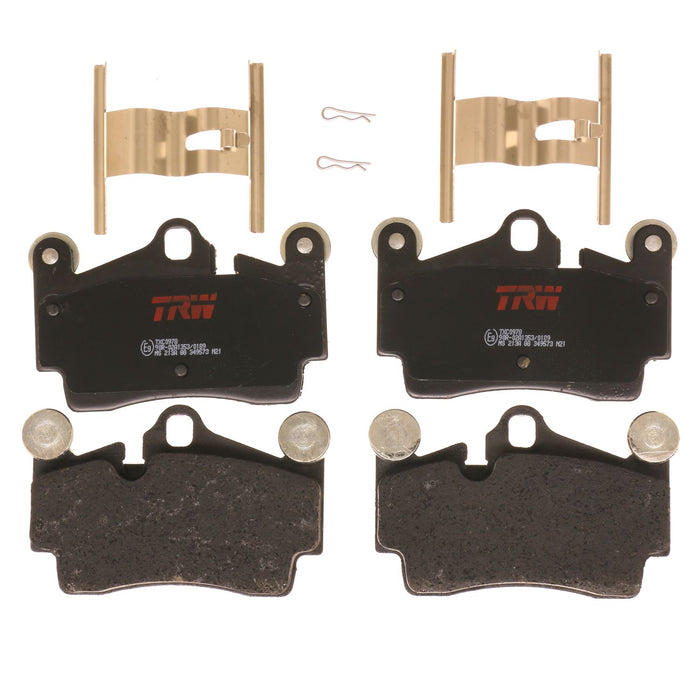Rear Disc Brake Pad Set for Porsche Cayenne 2003 - 2006 TRW Ultra TXC0978