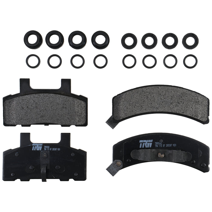 Front Disc Brake Pad Set for Chevrolet C1500 1988 - 1991 TRW  Pro TRM0368