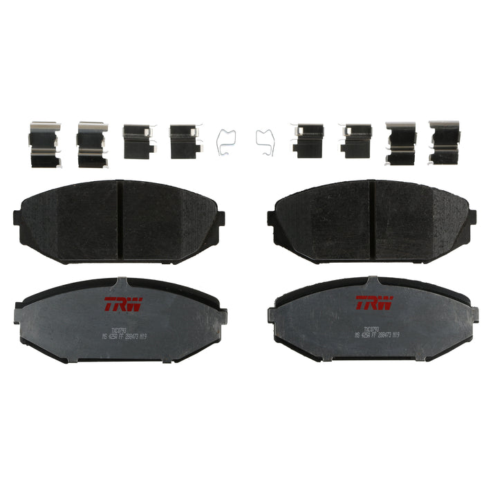 Front Disc Brake Pad Set for Honda Odyssey 1999 - 2004 TRW Ultra TXC0793