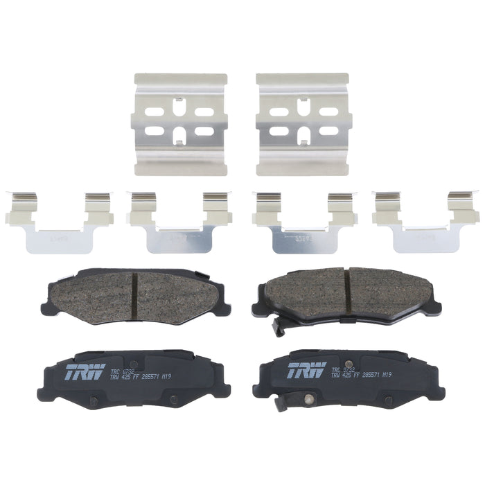 Rear Disc Brake Pad Set for Chevrolet Corvette 1997 - 2003 TRW Pro TRC0732