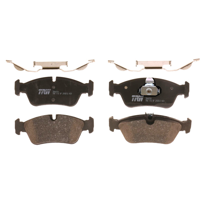 Front Disc Brake Pad Set for BMW 325i 2001 - 2005 TRW Pro TRH0781