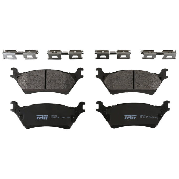 Rear Disc Brake Pad Set for Ford F-150 2012 - 2018 TRW Pro TRM1602
