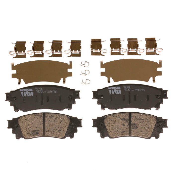 Rear Disc Brake Pad Set for Lexus NX200t 2015 - 2017 TRW Pro TRC1805