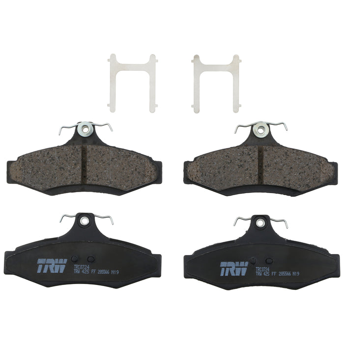 Rear Disc Brake Pad Set for Mitsubishi Diamante 1997 - 2004 TRW Pro TRC0724