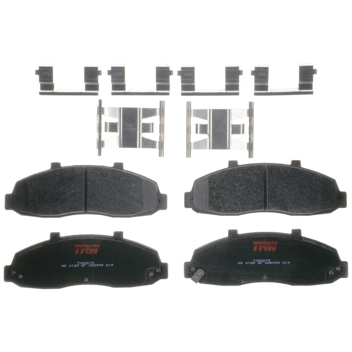 Front Disc Brake Pad Set for Ford F-150 1997 - 2003 TRW Ultra TXM0679