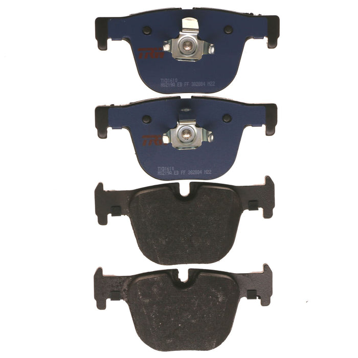 Rear Disc Brake Pad Set for BMW ActiveHybrid 3 2013 - 2015 TRW Blue TXD1610