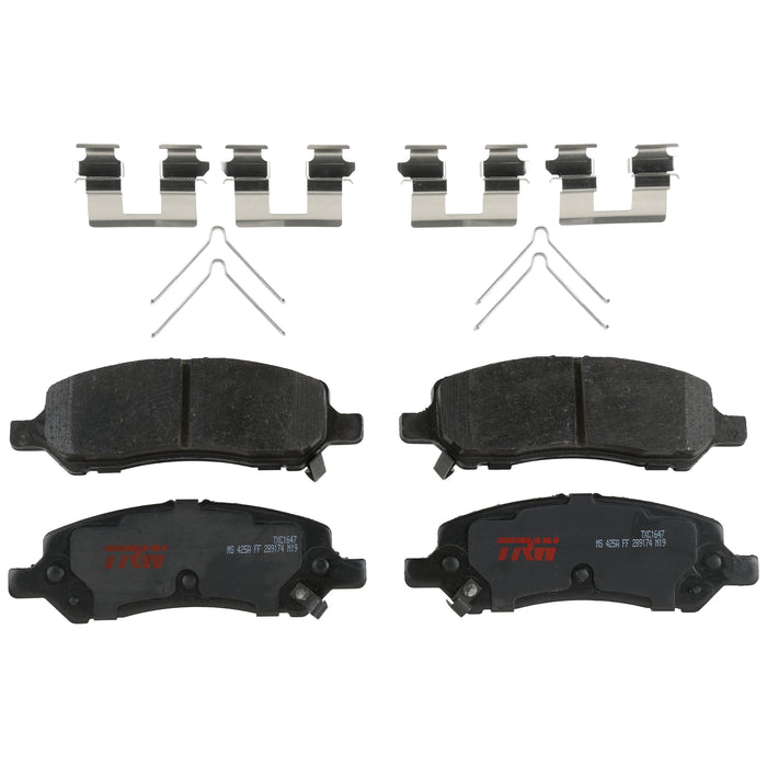 Rear Disc Brake Pad Set for Dodge Dart 2013 - 2016 TRW Ultra TXC1647