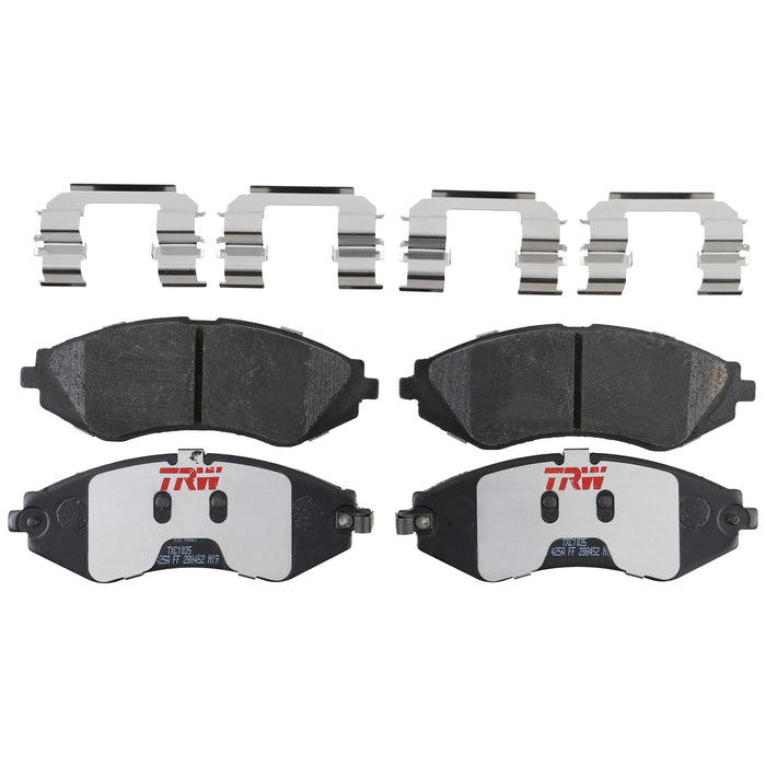 Front Disc Brake Pad Set for Chevrolet Aveo 2004 - 2011 TRW  Ultra TXC1035