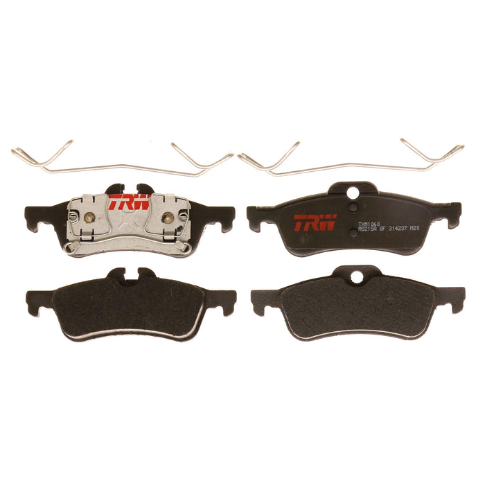 Rear Disc Brake Pad Set for Mini Cooper 2002 - 2008 TRW Ultra TXM1060