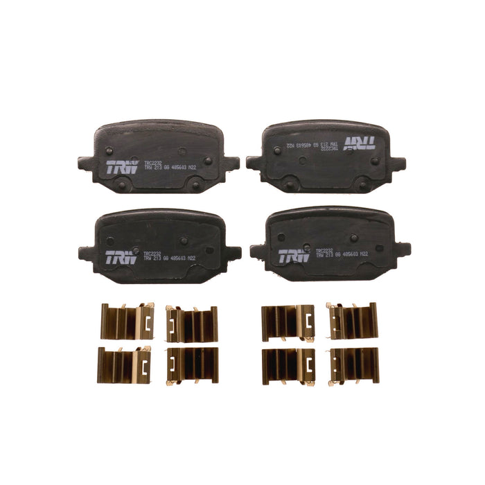 Rear Disc Brake Pad Set for Ford Explorer 2020 - 2025 TRW Pro TRC2232