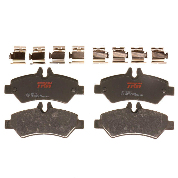 Rear Disc Brake Pad Set for Mercedes-Benz Sprinter 2500 2010 - 2018 TRW Ultra TXH1317