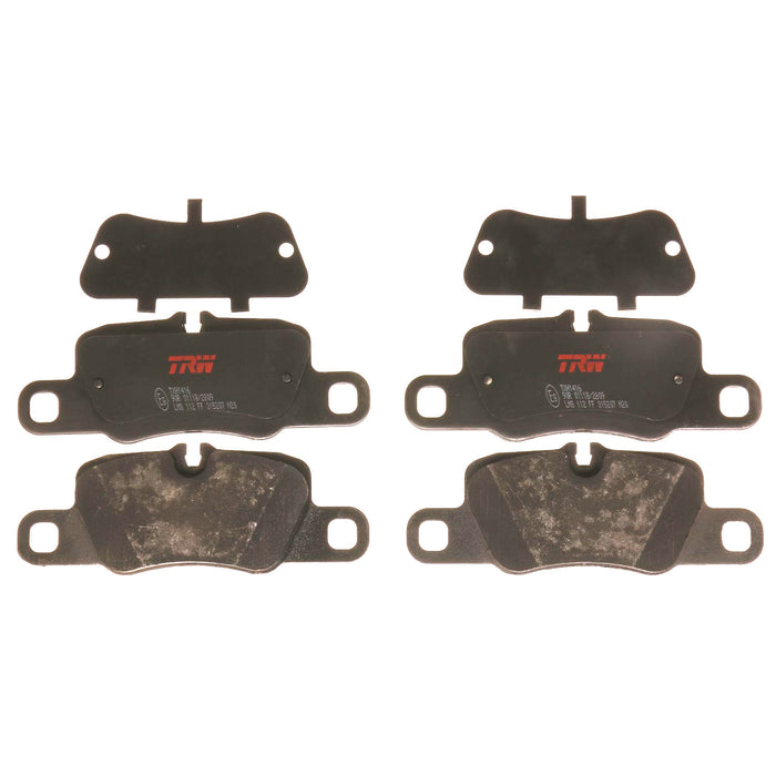 Rear Disc Brake Pad Set for Porsche 911 2012 - 2015 TRW Ultra TXH1416