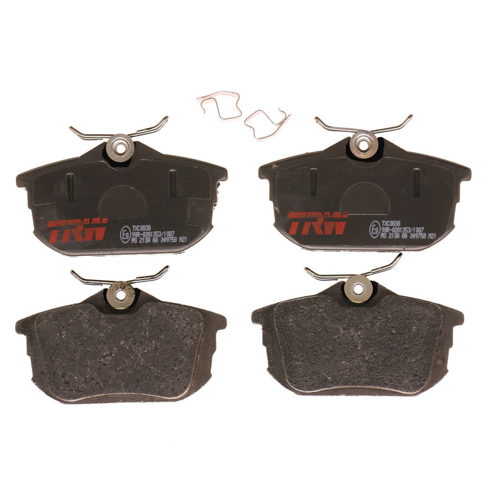 Rear Disc Brake Pad Set for Volvo S40 2000 - 2004 TRW Ultra TXC0838