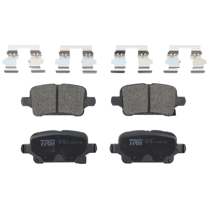 Rear Disc Brake Pad Set for Chevrolet Equinox 2018 - 2020 TRW Pro TRC1857