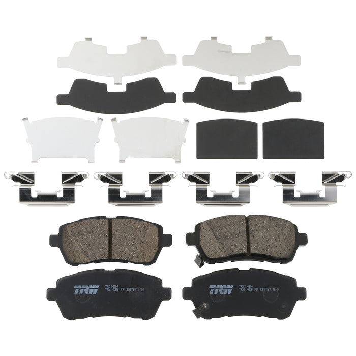 Front Disc Brake Pad Set for Ford Fiesta 2011 - 2019 TRW Pro TRC1454