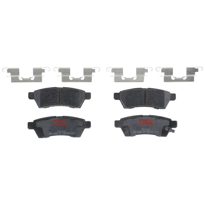 Rear Disc Brake Pad Set for Nissan Frontier 2005 - 2020 TRW Ultra TXC1100