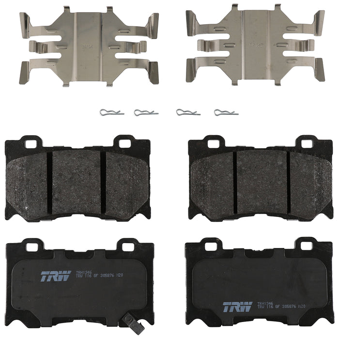 Front Disc Brake Pad Set for INFINITI G37 2008 - 2013 TRW Pro TRH1346