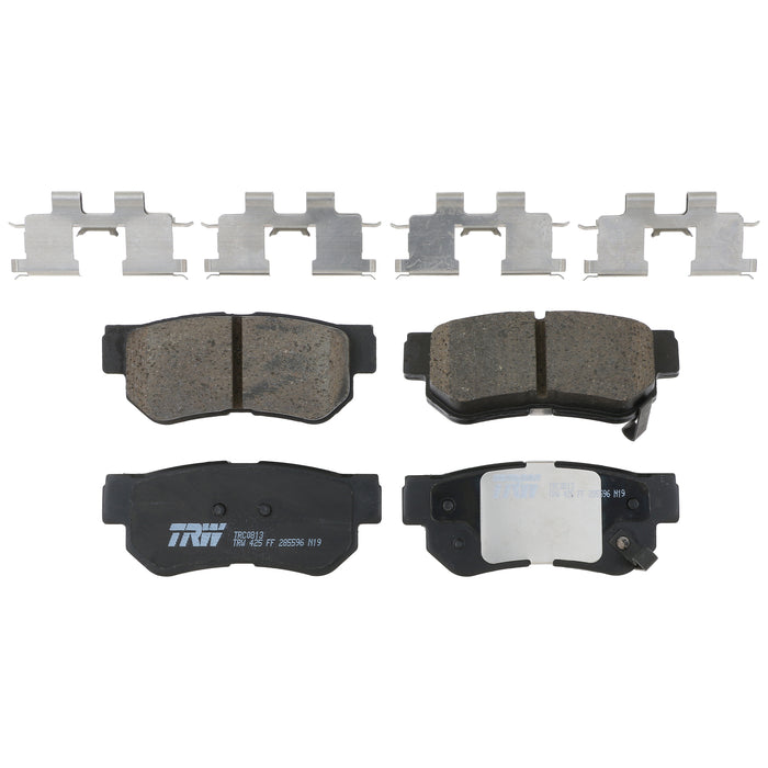 Rear Disc Brake Pad Set for Hyundai Sonata 1999 - 2008 TRW Pro TRC0813