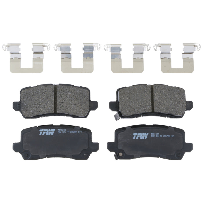 Rear Disc Brake Pad Set for Honda Odyssey 2018 - 2020 TRW  Pro TRC1698