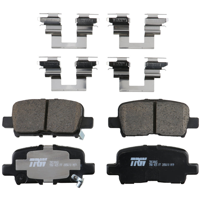 Rear Disc Brake Pad Set for Honda Pilot 2003 - 2008 TRW  Pro TRC0865