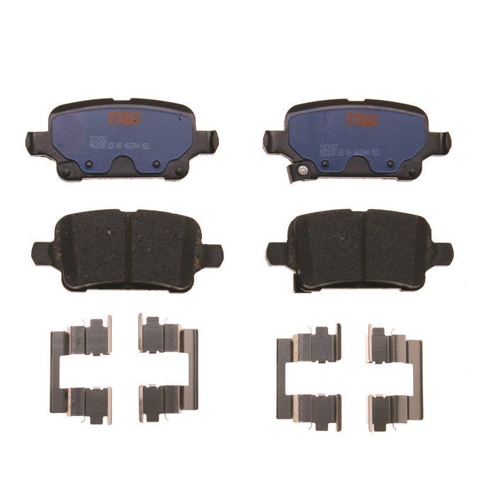 Rear Disc Brake Pad Set for Chevrolet Bolt EV 2020 - 2021 TRW  Blue TXI1857