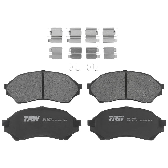 Front Disc Brake Pad Set for Mazda Protege 1999 - 2001 TRW  Pro TRC0798