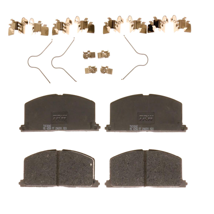 Front Disc Brake Pad Set for Toyota Tercel 1985 - 1998 TRW  Ultra TXC0242
