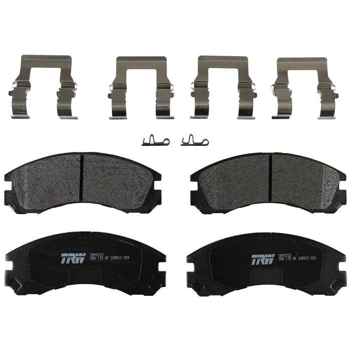 Front Disc Brake Pad Set for Mitsubishi Outlander 2005 - 2006 TRW  Pro TRM0723