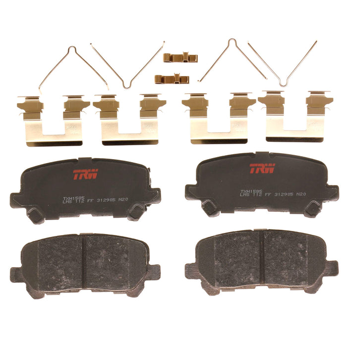 Rear Disc Brake Pad Set for Honda Pilot 2012 - 2015 TRW  Ultra TXH1585