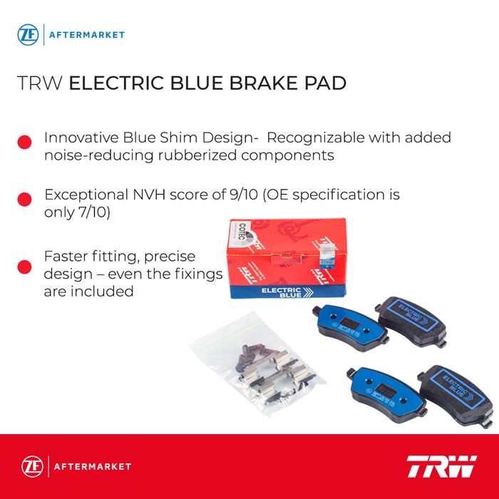 Front Disc Brake Pad Set for Acura RLX 2014 TRW  Blue TXI1772