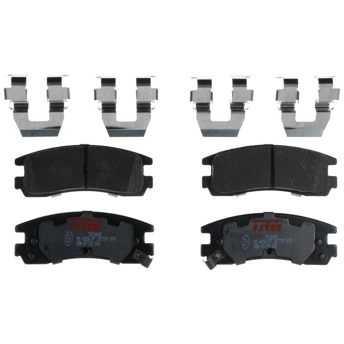 Rear Disc Brake Pad Set for Chevrolet Impala 2000 - 2010 TRW  Ultra TXC0698