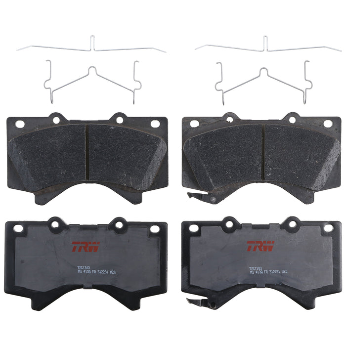 Front Disc Brake Pad Set for Toyota Tundra 2007 - 2021 TRW  Ultra TXC1303